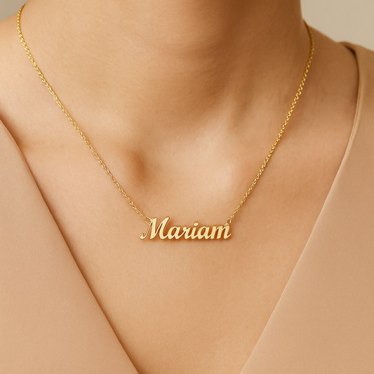 Name Necklace "English"