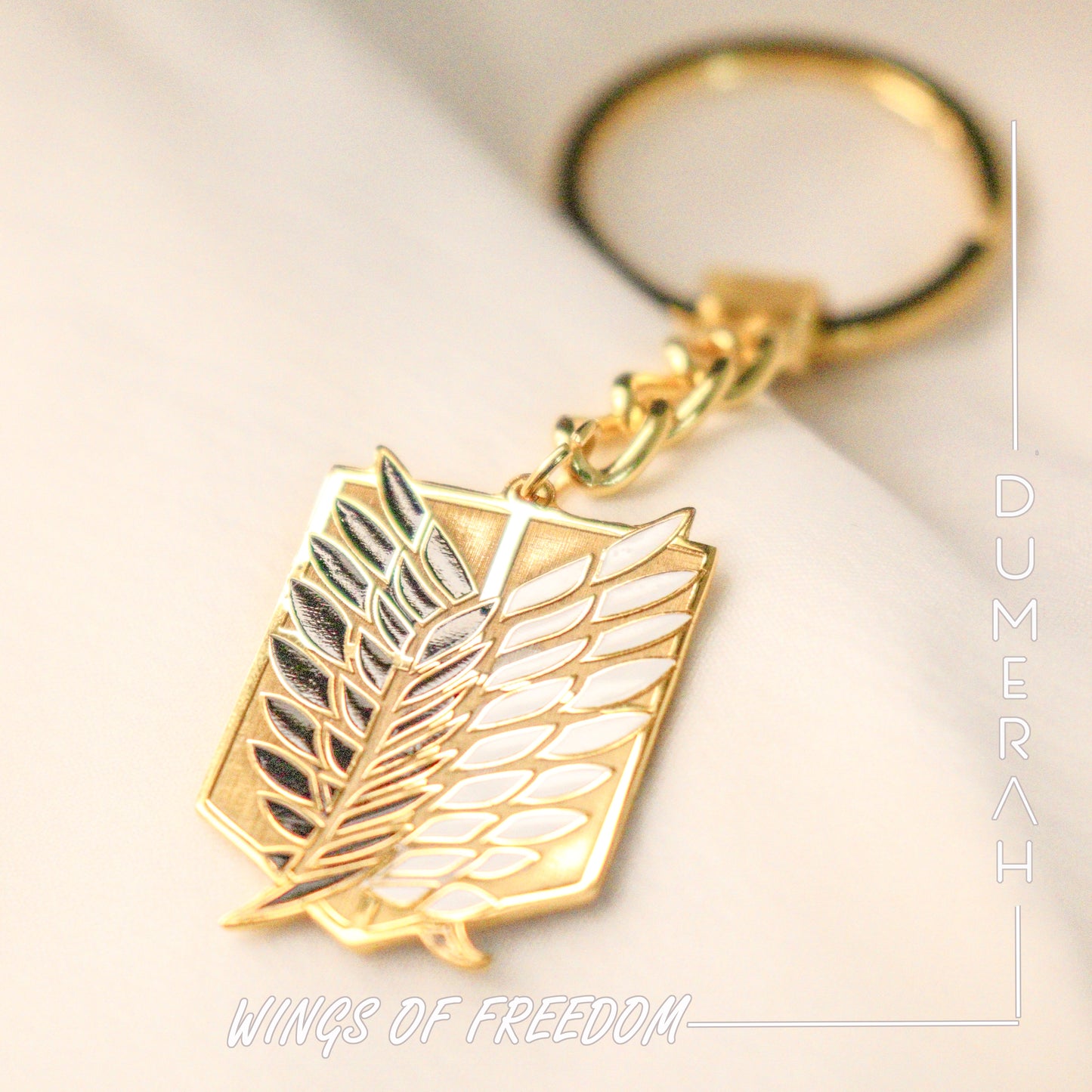 Wings of Freedom Keychain