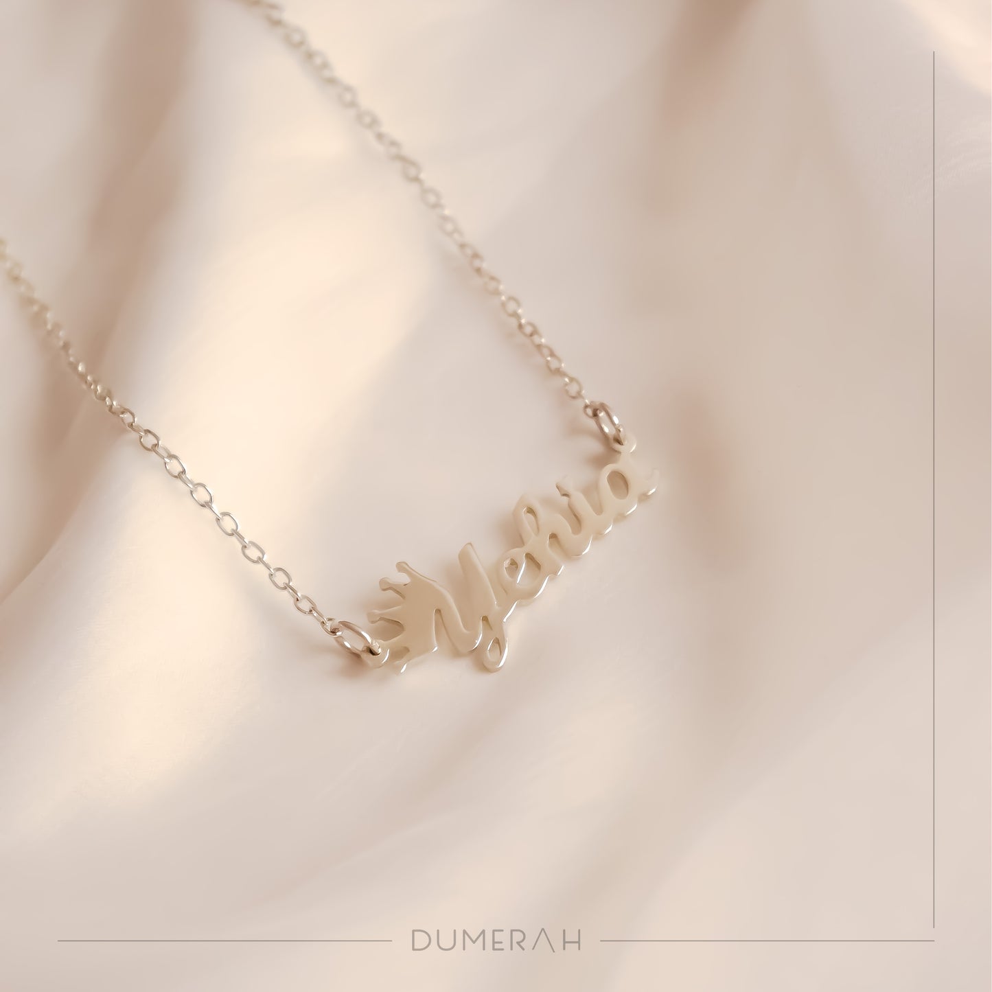 Crowned Name Necklace